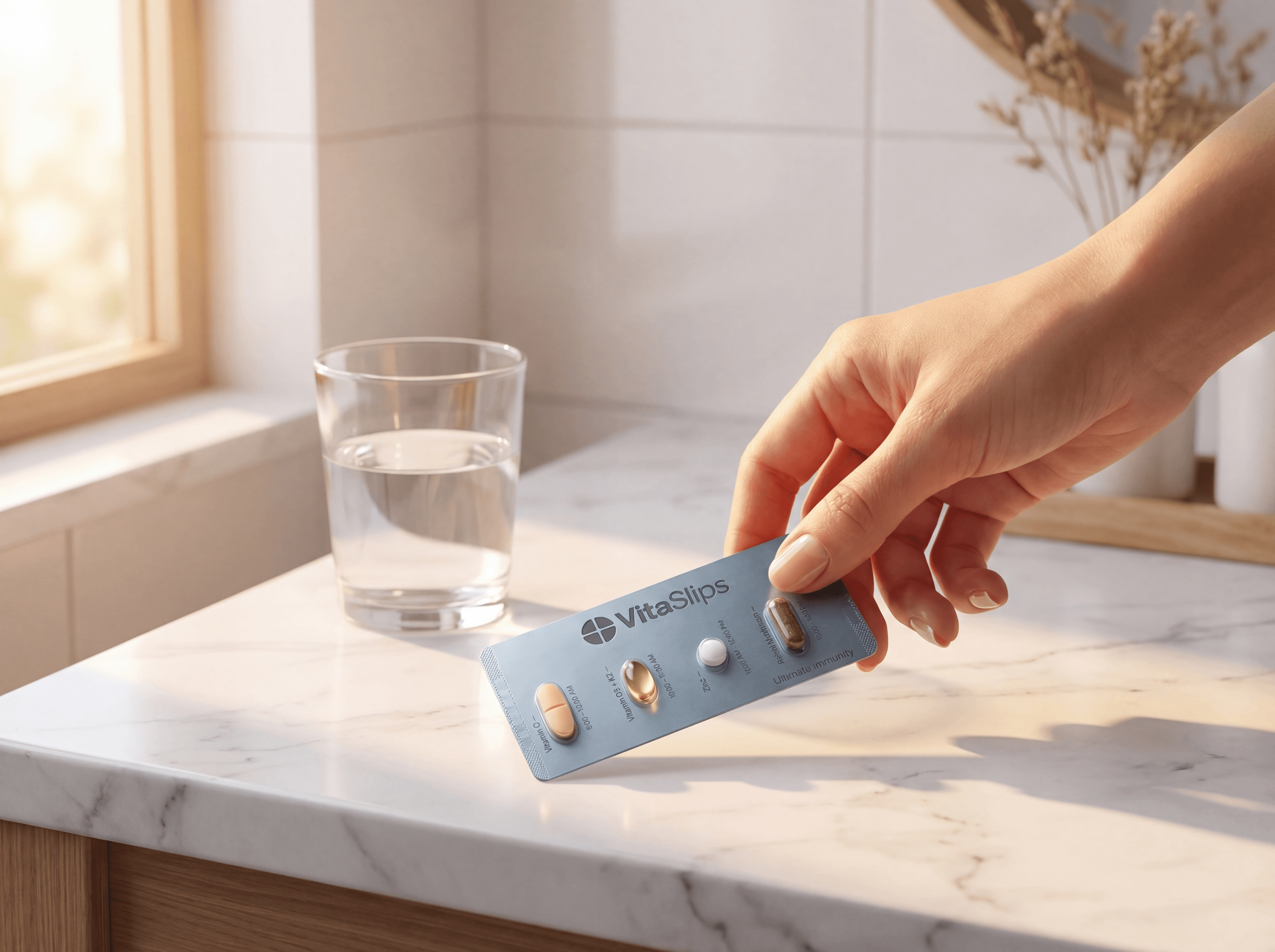 How VitaSlips works — personalized supplement slips